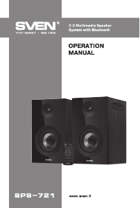 Manual Sven SPS-721 Speaker