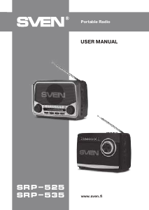 Manual Sven SRP-525 Radio