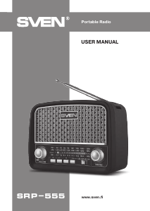 Manual Sven SRP-555 Radio