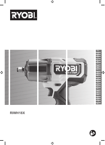 Handleiding Ryobi RIWH18X-0 Slagmoersleutel