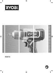 Manuale Ryobi RIW18-0 Avvitatore pneumatico