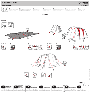 Mode d’emploi Outwell Blackwood 4 Tente