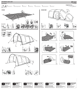 Mode d’emploi Outwell Hayward Lake 4 Air TC Tente