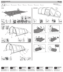 Mode d’emploi Outwell Hayward Lake 5 Air TC Tente