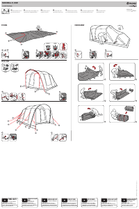 Bedienungsanleitung Outwell Sunhill 5 Air Zelt