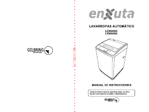 Manual de uso Enxuta LENX4500 Lavadora