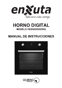 Manual de uso Enxuta HEENX5500DNG Horno
