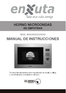 Manual de uso Enxuta MOENXE0325DGI Microondas