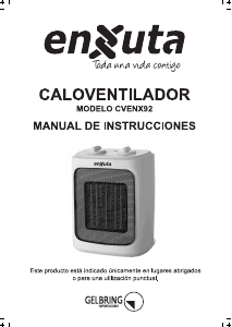 Manual de uso Enxuta CVENX92 Calefactor