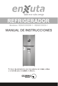 Manual de uso Enxuta RENX1350DW-1 Frigorífico combinado