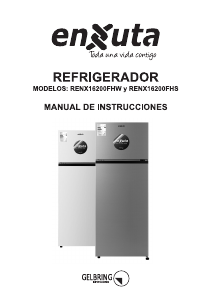 Manual de uso Enxuta RENX16200SFHS Frigorífico combinado