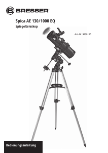 Bedienungsanleitung Bresser Spica AE 130/1000 EQ Teleskop