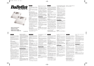 Mode d’emploi BaByliss 8974E Pèse-personne