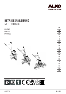 Handleiding AL-KO MH 770 Cultivator