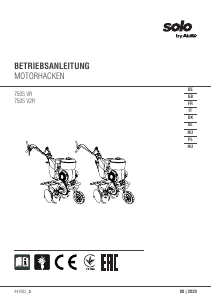 Bruksanvisning AL-KO 7505 VR Kultivator