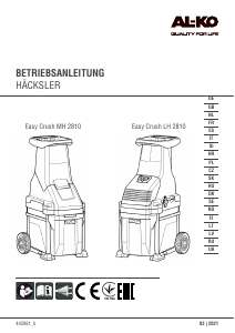 Manuale AL-KO Easy Crush MH 2810 Biotrituratore