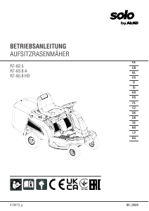 Bedienungsanleitung AL-KO R7-63.8 A Rasenmäher