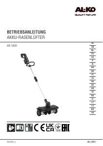 Bruksanvisning AL-KO AR 1835 Vertikalskärare