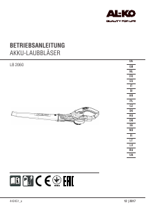 Посібник AL-KO LB 2060 Повітродувка