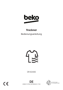 Bedienungsanleitung BEKO DR 81480 Trockner