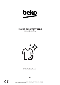 Instrukcja BEKO WUE7612WSSE Pralka