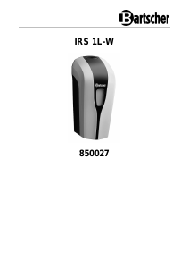 Manual Bartscher IRS 1L-W Soap Dispenser