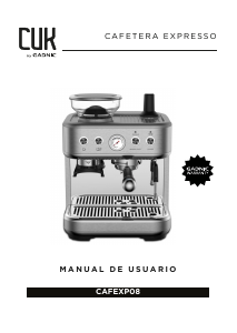 Manual de uso CUK CAFEXP08 Máquina de café espresso