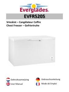 Bedienungsanleitung Everglades EVFR5205 Gefrierschrank