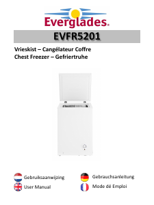 Manual Everglades EVFR5201 Freezer