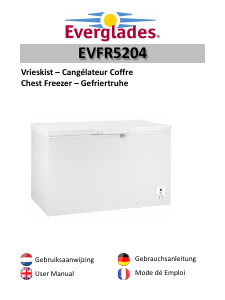 Manual Everglades EVFR5204 Freezer