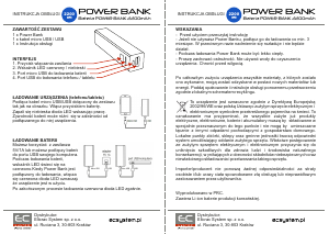 Instrukcja EC 200mAh Przenośna ładowarka