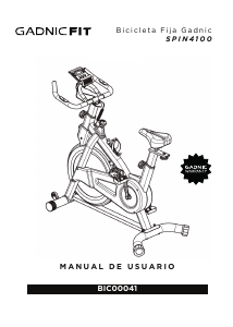 Manual de uso Gadnic BIC00041 Bicicleta estática