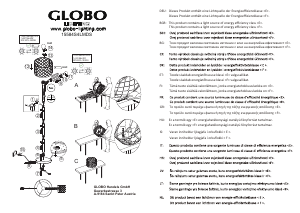 Handleiding Globo 15584S4LMDS Lamp