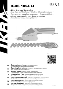 Manuale Ikra IGBS 1054 LI Tagliasiepi