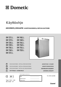 Käyttöohje Dometic RM 7365 L Jääkaappi