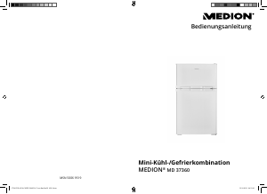 Bedienungsanleitung Medion MD 37360 Kühl-gefrierkombination