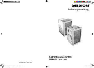 Bedienungsanleitung Medion MD 37683 Kühlschrank