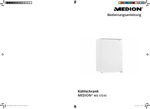 Bedienungsanleitung Medion MD 37243 Kühlschrank