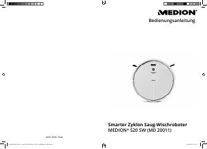 Bedienungsanleitung Medion MD 20011 S20 W Staubsauger