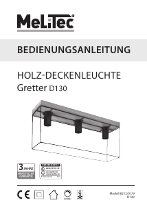 Bedienungsanleitung Melitec Gretter D130 Leuchte