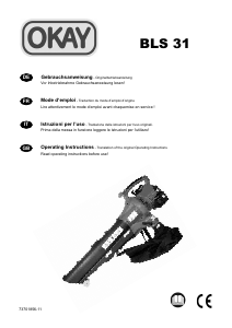 Bedienungsanleitung OKAY BLS 31 Laubblaser
