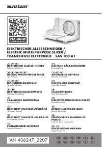 Mode d’emploi SilverCrest IAN 406247 Trancheuse