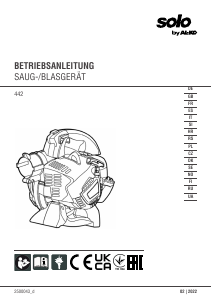 Bedienungsanleitung Solo 442 Laubblaser