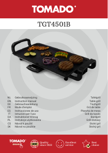 Manual Tomado TGT4501B Table Grill
