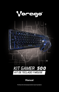 Manual de uso Vorago KM-500 Teclado