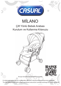 Kullanım kılavuzu Casual Milano Katlanır bebek arabası
