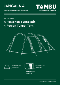 Bedienungsanleitung Tambu Jangala 4 Zelt