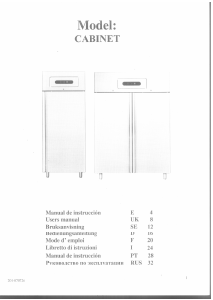 Bedienungsanleitung Saro D 920 Gefrierschrank