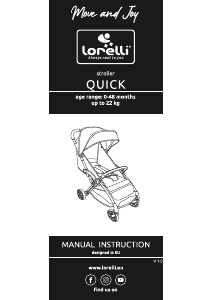 Manual Lorelli Quick Stroller