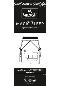 Kullanım kılavuzu Lorelli Magic Sleep Bebek karyolası